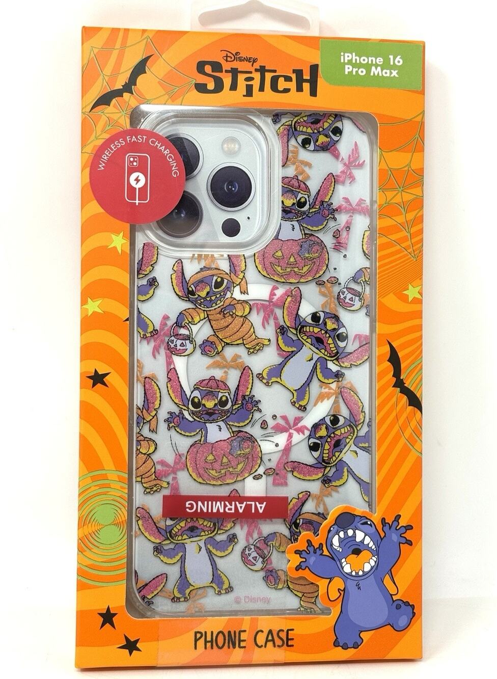 Disney Stitch Halloween iPhone 16 Pro Max Case Skinny Dip Glitter Mummy NIP
